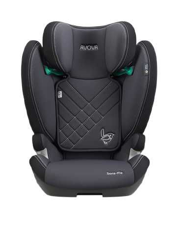 Avova SORA-FIX fotelik 100-150cm 4 gwiazdki ADAC Duże siedzisko ISOFIX