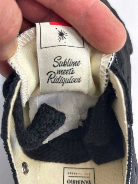 MMY Maison Mihara Yasuhiro кеди кросівки чорні білі черные кроссовки