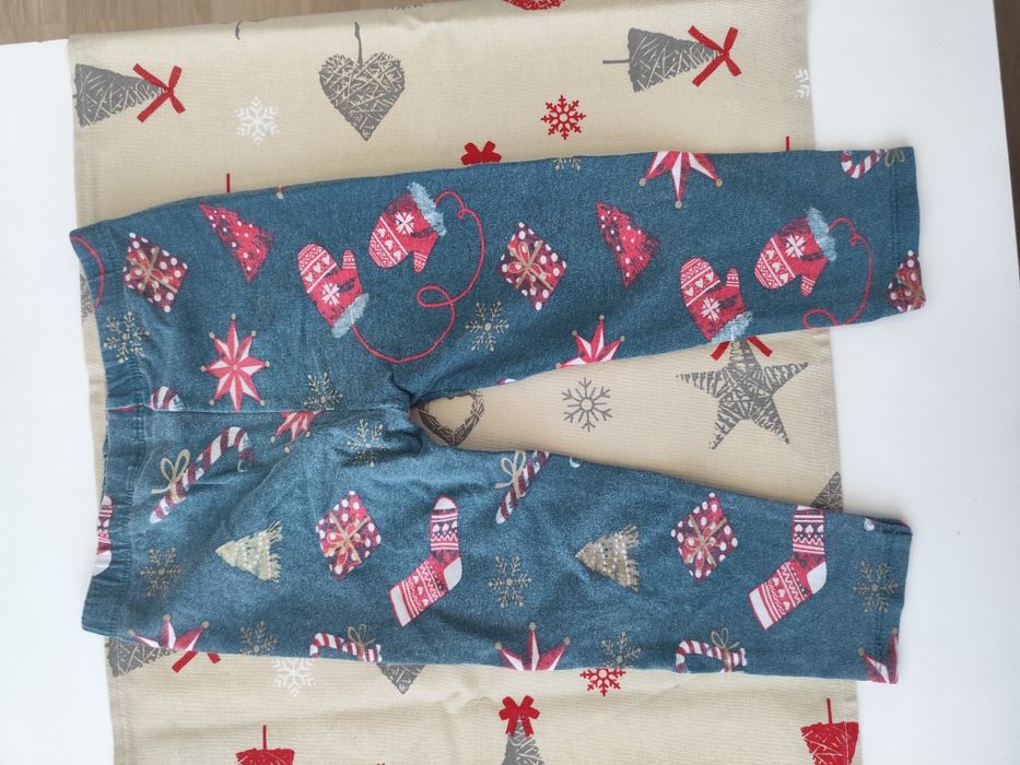 Cieplejsze legginsy rozmiar 92 98