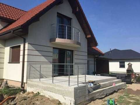Balustrady nierdzewne zabezpieczenia okienne