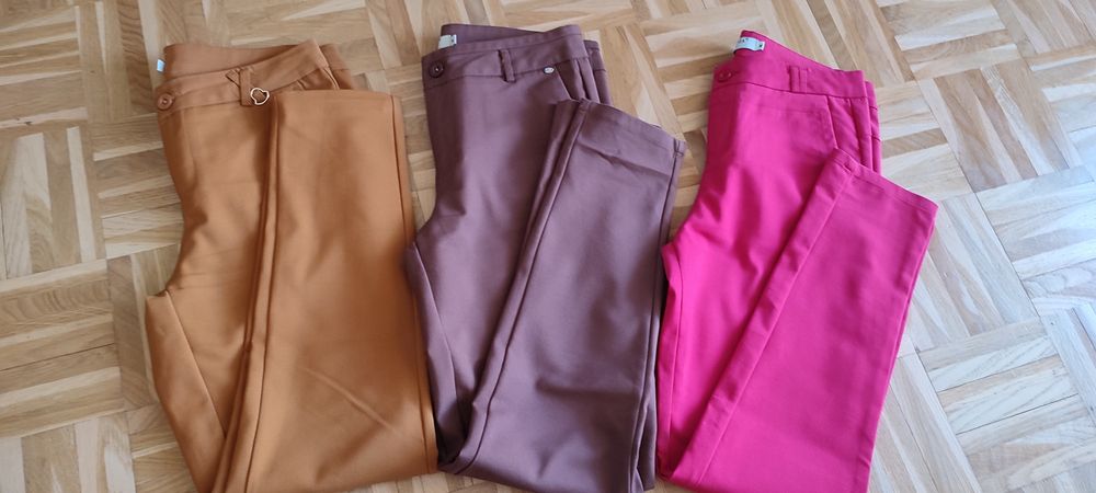 Spodnie cygaretki freesia M