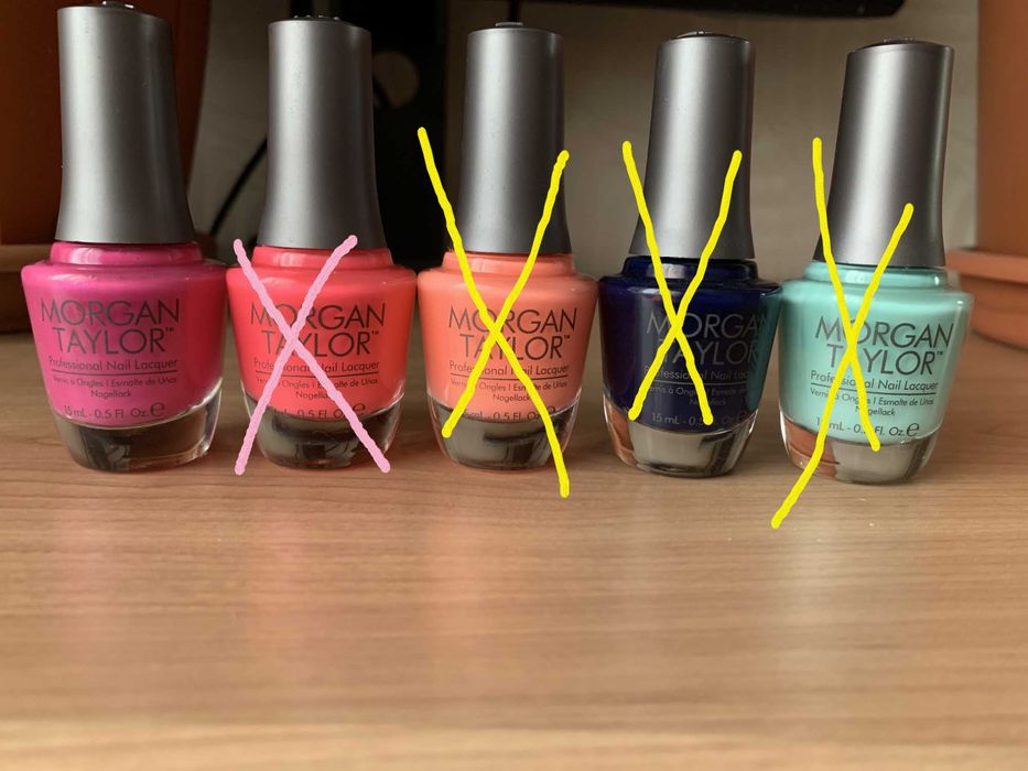 Лак для ногтей Morgan Taylor OPI ORLY CND Chanel KiKo Pupa Dior Catric