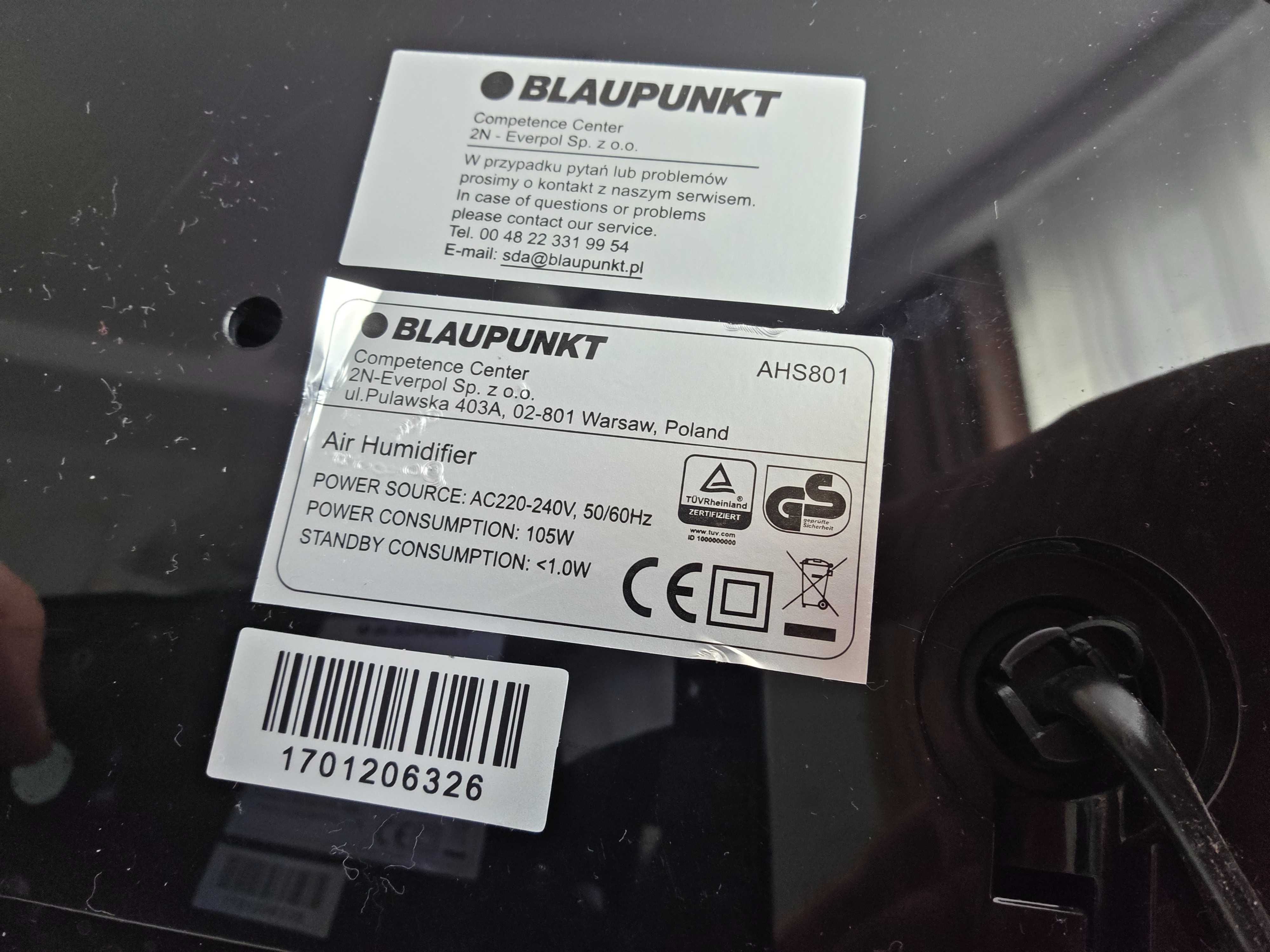 Nawilżacz i oczyszczacz powietrza Blaupunkt AHS801