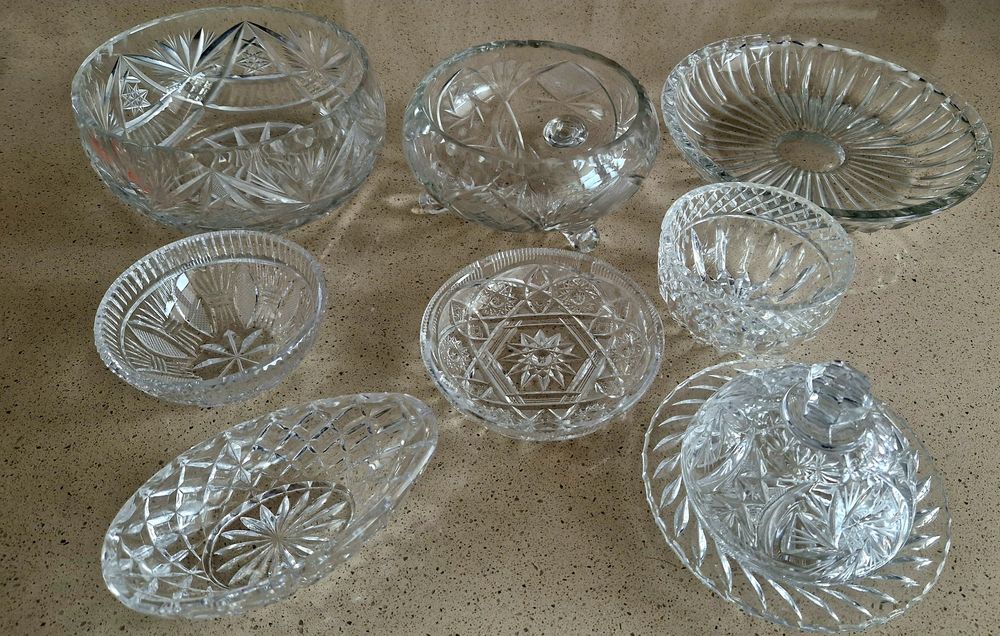 Kryształy PRL zestaw