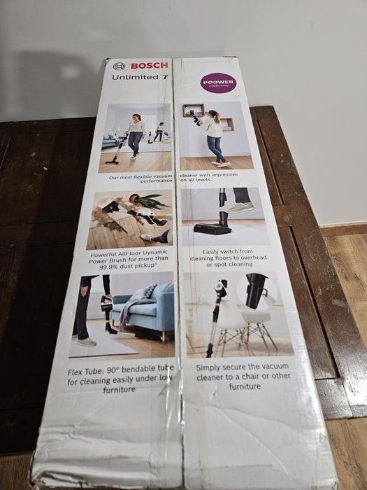 Aspirador Vertical BOSCH Unlimited 7 - Novo c/garantia