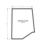 Szyba drzwi Case Magnum 7220, 7230, 7240, 7250, 8910, 8920, ACX579
