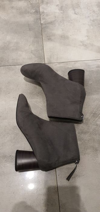 Nowe botki Dorothy Perkins Rozmiar 41 szare kozaki