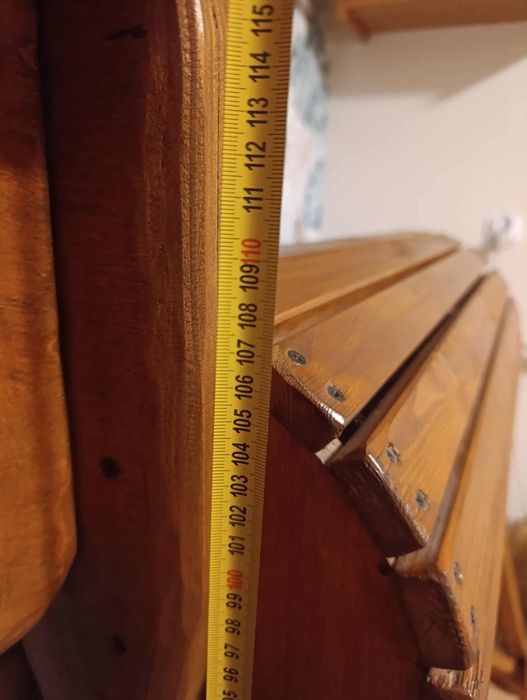 Drewniany koń treningowy