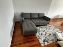 Sofa conforama , chase long . Usaso pelo menos 3 anos , dois defeitos