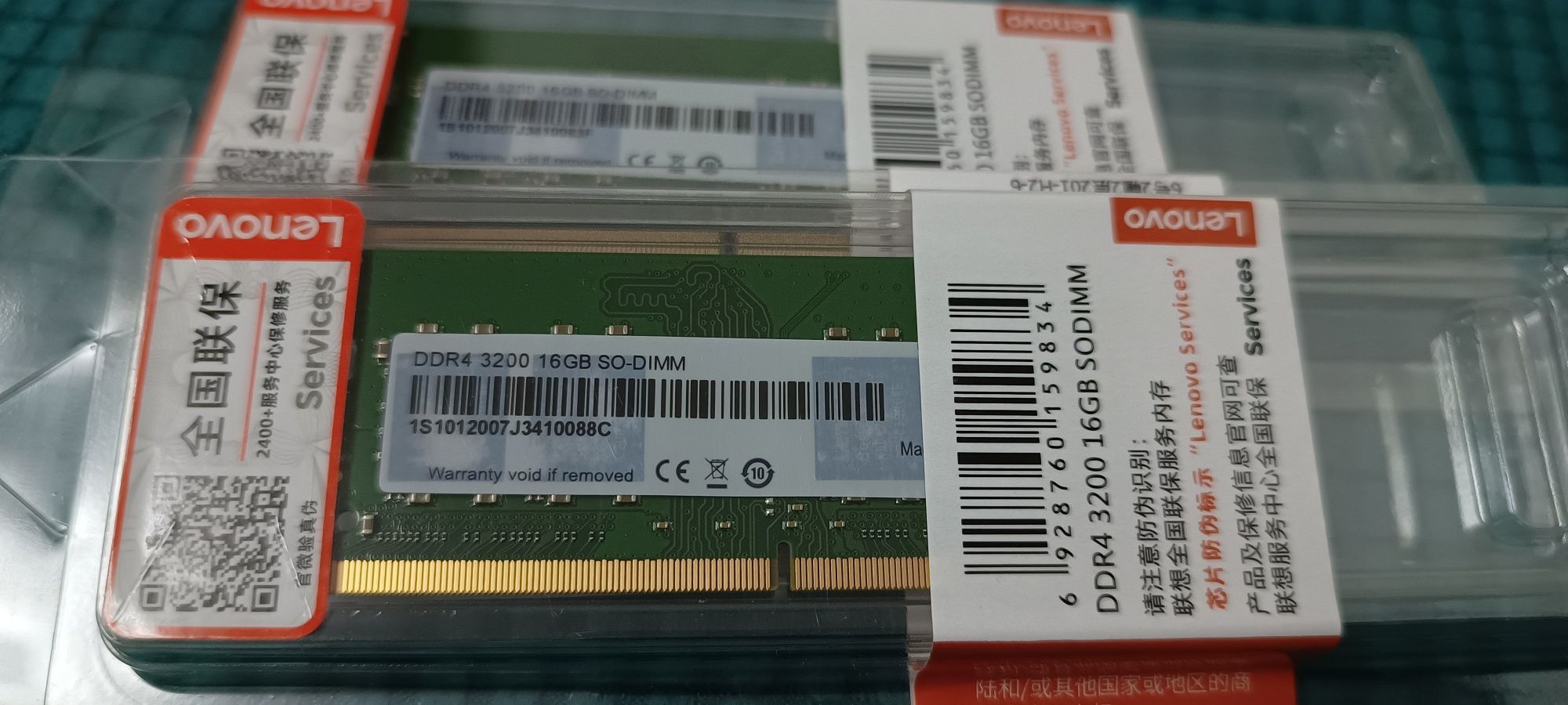 Pamięć RAM DDR4 32GB 3200Mhz SODIMM (2x16GB) Lenovo