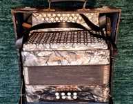 Concertina Hohner Alemã Club II B Victoria + mala e correias - bom
