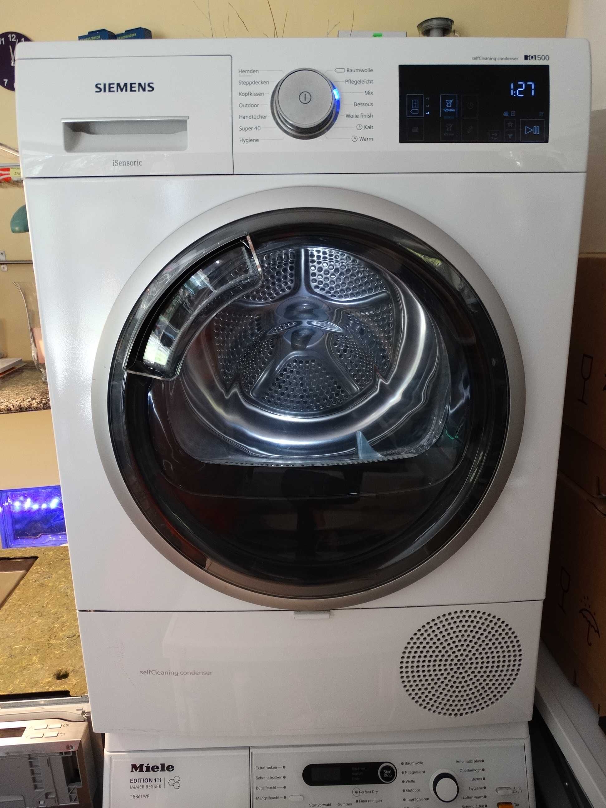 Suszarka Siemens WT47W6A1/03 na pompie ciepła 6 m-cy gwarancji