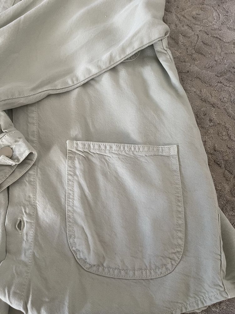 Zara джинсова сорочка рубашка куртка