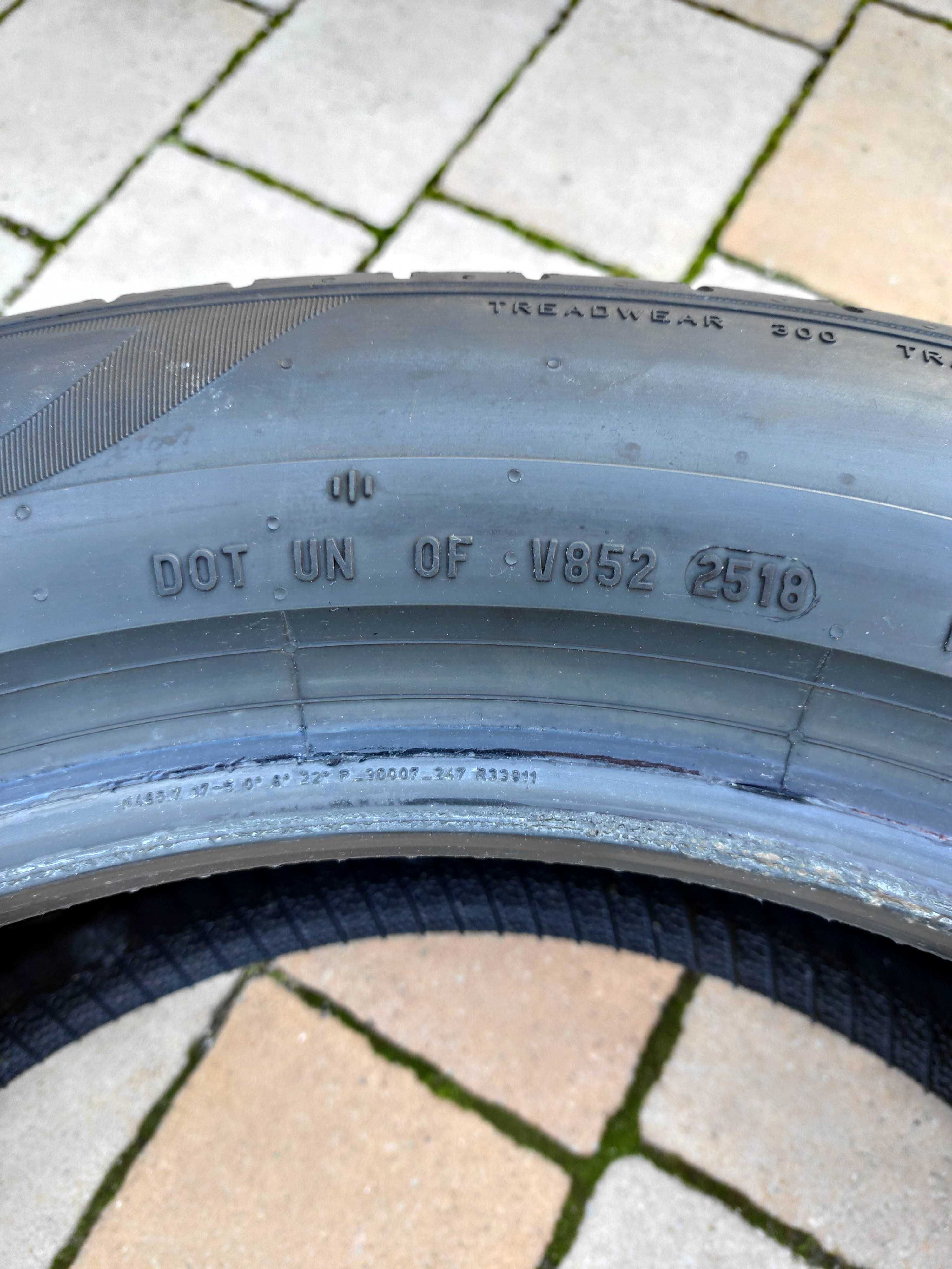 Opona Pirelli P Zero 245/45/R19 BMW 6.5-6.7mm uszkodzona