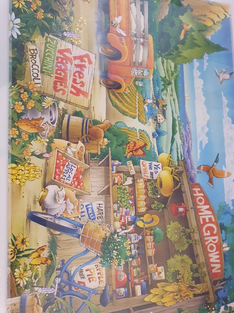 Puzzle Poranek na wsi 500 elementow