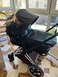 Коляска, люлька Cybex priam, в подарунок автокрісло cybex atom +адапт