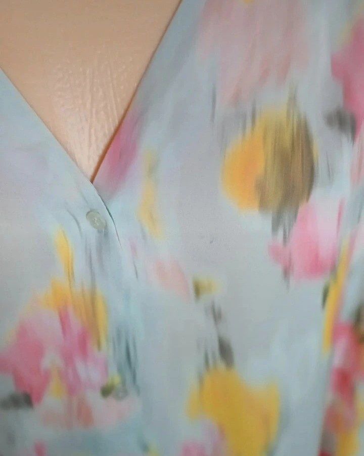 Bluzka damska koszula rozpinana H&M 54 7XL 52 6 XL kwiaty