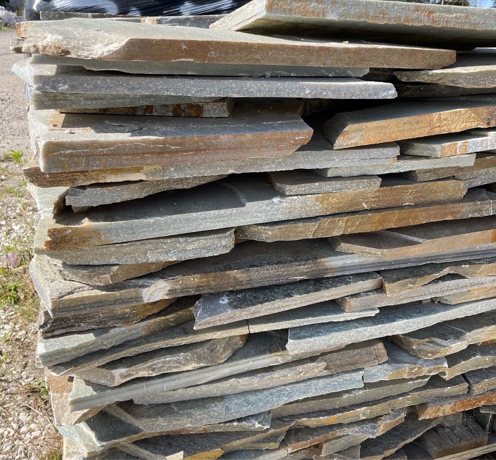 Łupek NATURALNY Płyty Kamień na Schody Taras Cokół Okładzina Dzikówka
