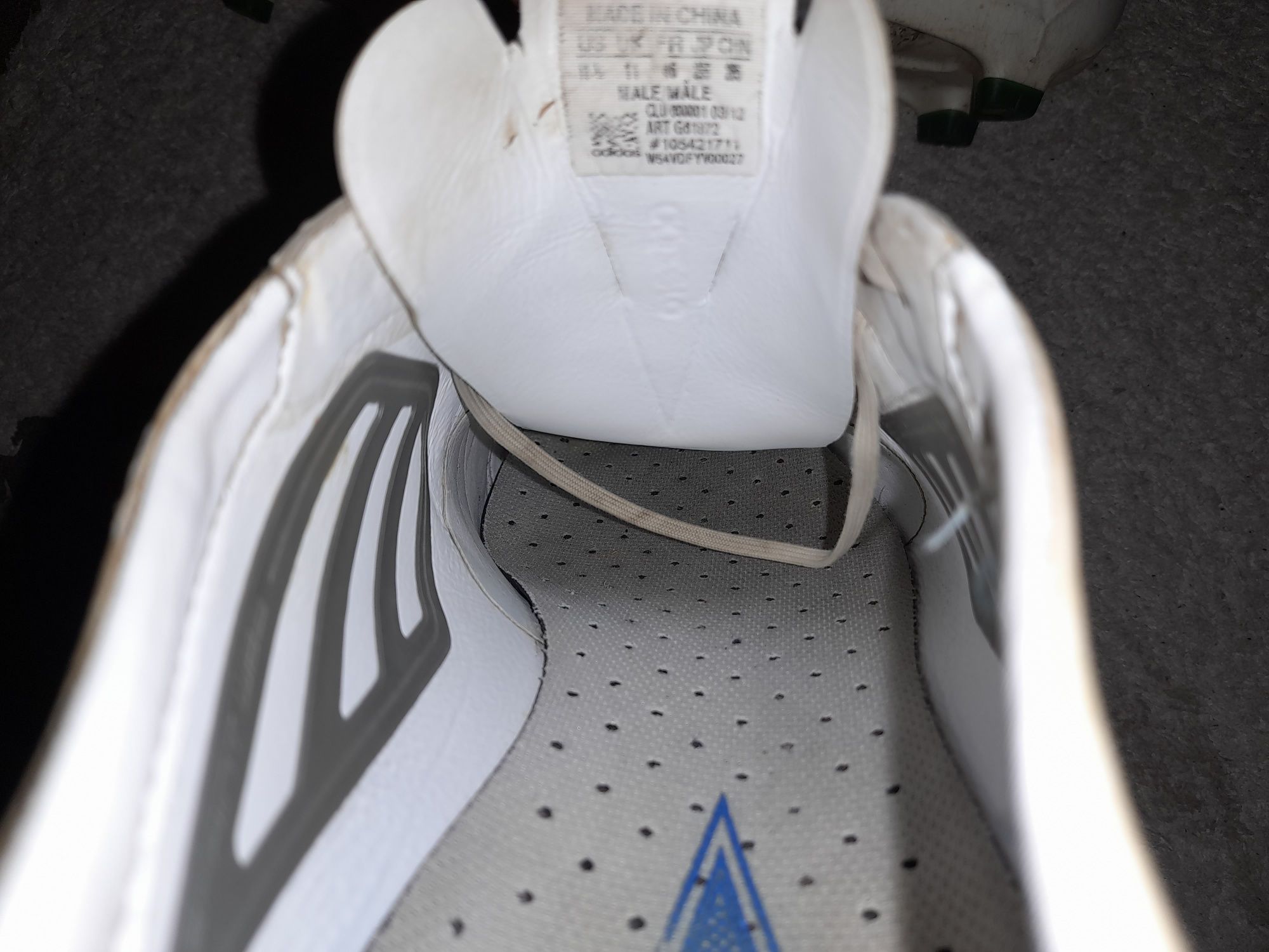 Оригінал ігрові професійні копочки копи Adidas Adizero f50 Whiteout