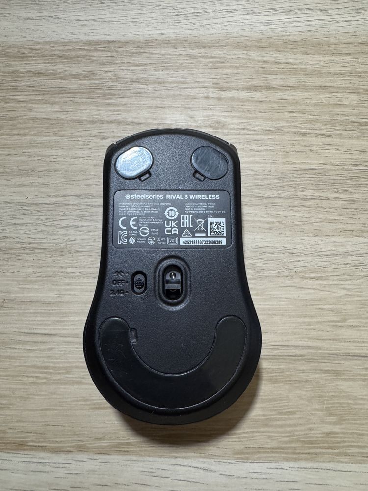 Steelseries Rival 3 Wireless + QCK+ L jak nowe