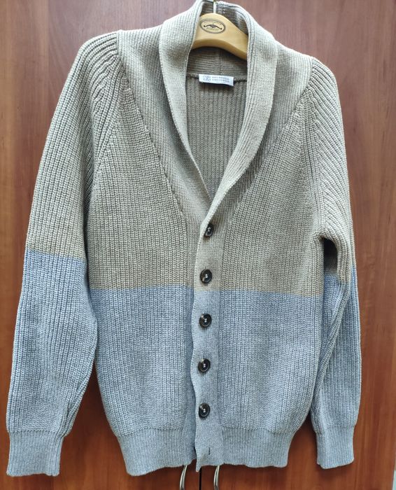 Мужской кардиган Brunello Cacinelli sz 52 woll