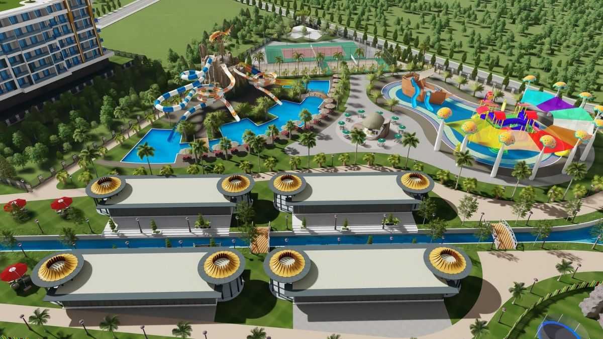 Апартаменты от известного застройщика, район Тюрклер,Алания,Турция