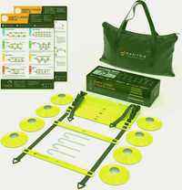 Kit treino desportivo, treino para fitness, futebol 8 cones