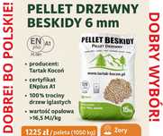 Pellet Drzewny BESKIDY Certyfikat ENplus A1