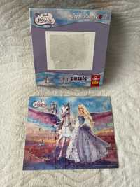 Puzzle Barbie i Magia Pegaza 3D Trefl 72 elementy