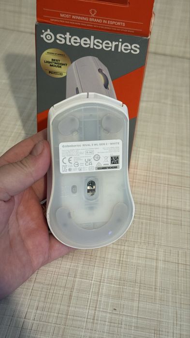Mysz gamingowa bezprzewodowa Rival 3 Wireless 2 generacja White