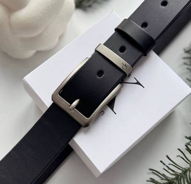 Ремень пояс мужской кожа кожаный (+упаковка) ремінь пояс чоловічий