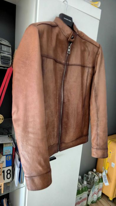 Kurtka skórzana brązowa " SUNSET SUITS "