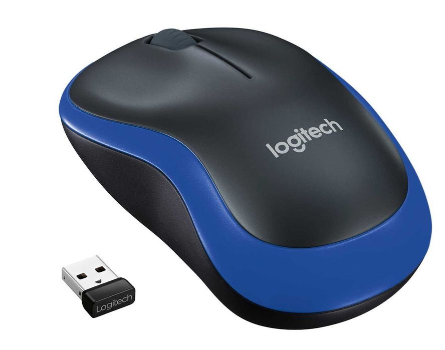 Mysz LOGITECH M185 Niebieski Myszka komputerowa