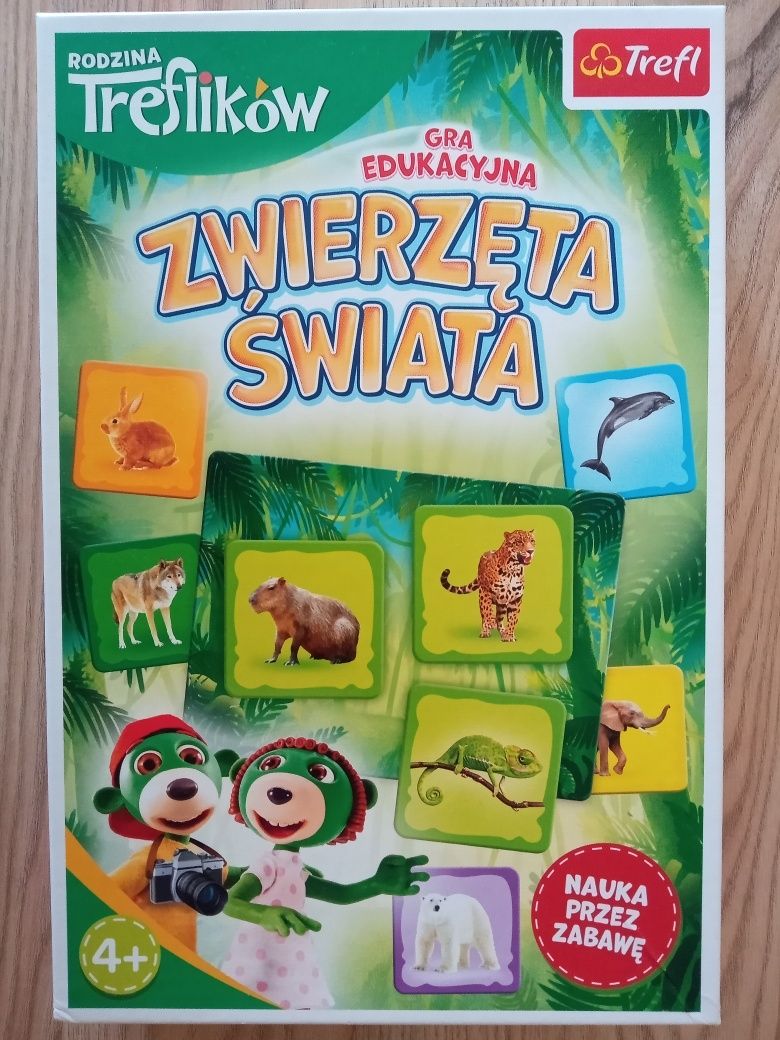 Gra edukacyjna Zwierzęta Świata