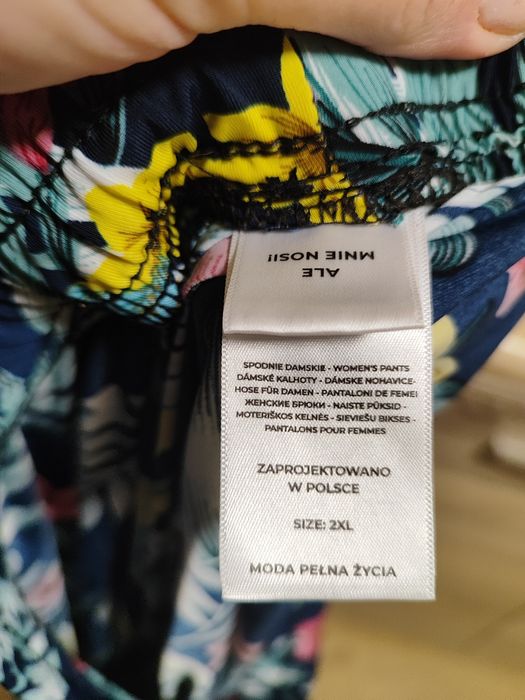 Spodnie alladynki /haremki damskie 2XL
