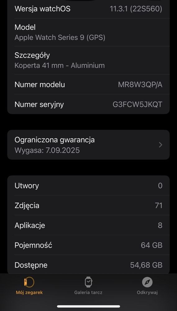 Apple Watch series 9 41mm