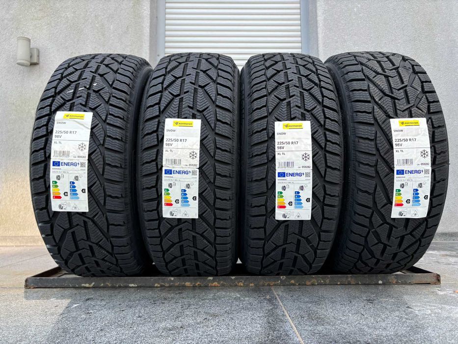 4sztuki zimowe 225/50R17 Kormoran Snow 98V prod. 2025rok! gwar 5lat