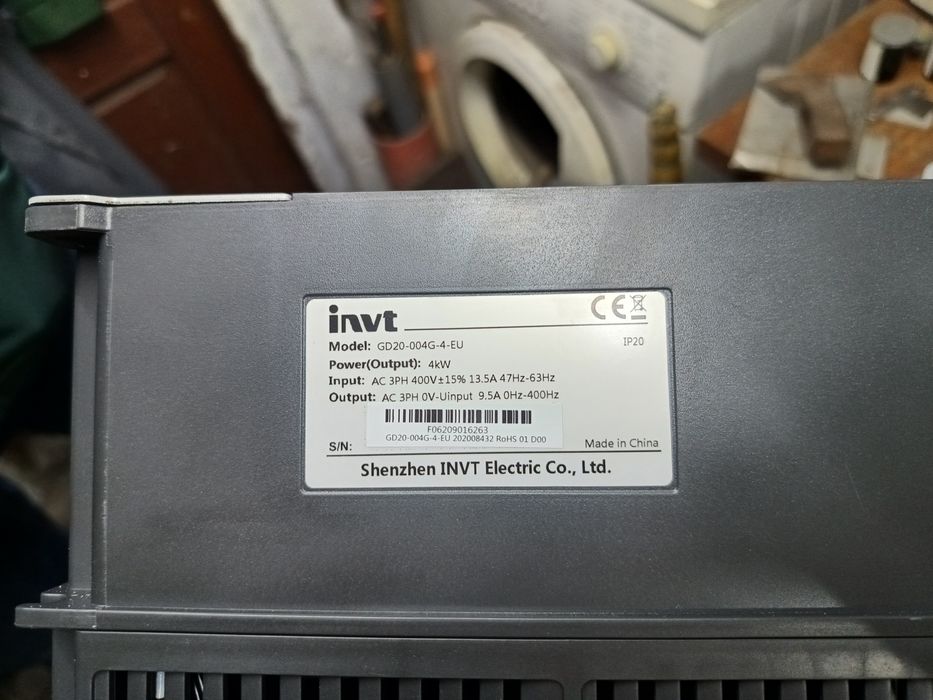 Частотний перетворювач INVT