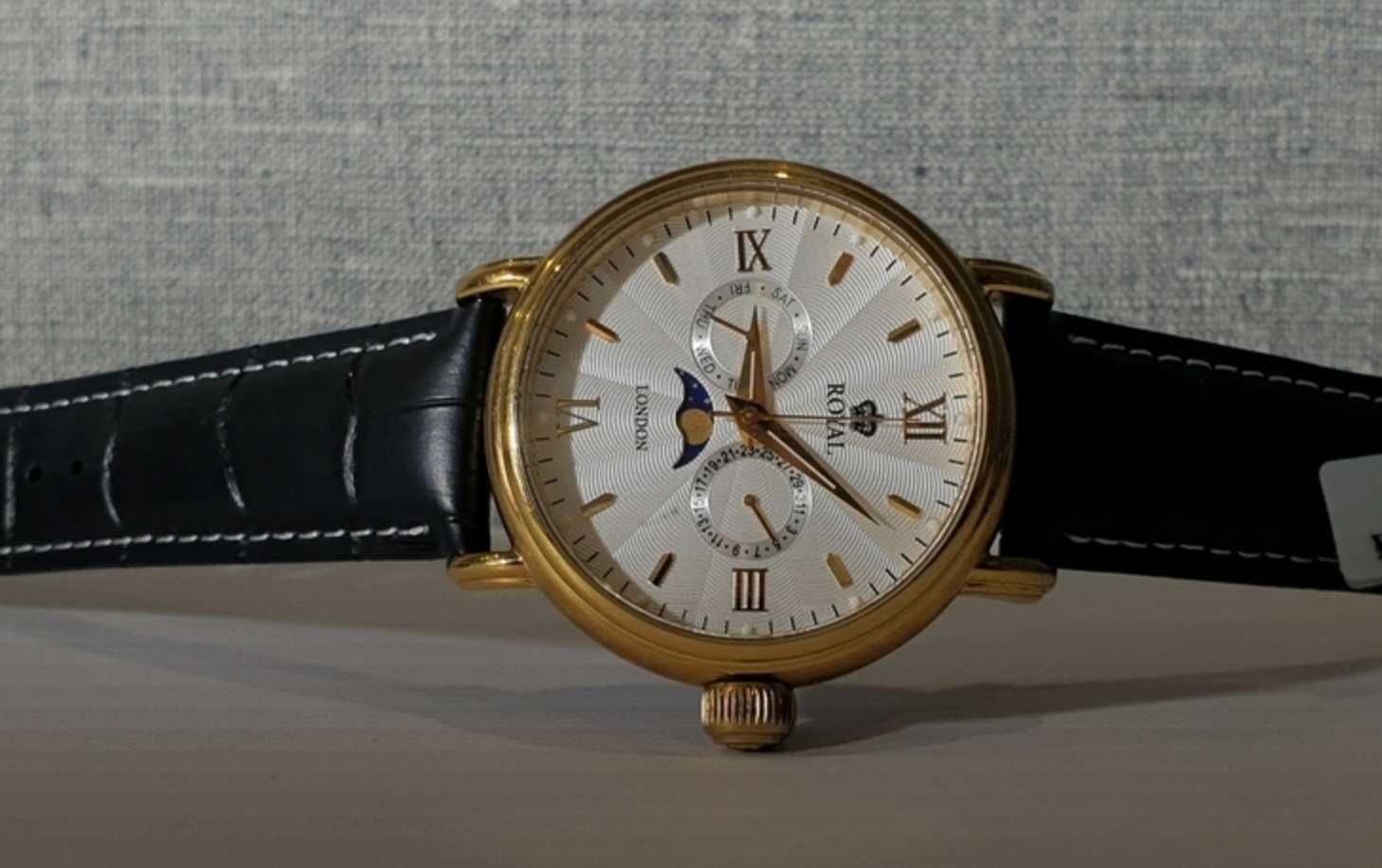 Чоловічий годинник Royal London 41061-02 Moon 45mm