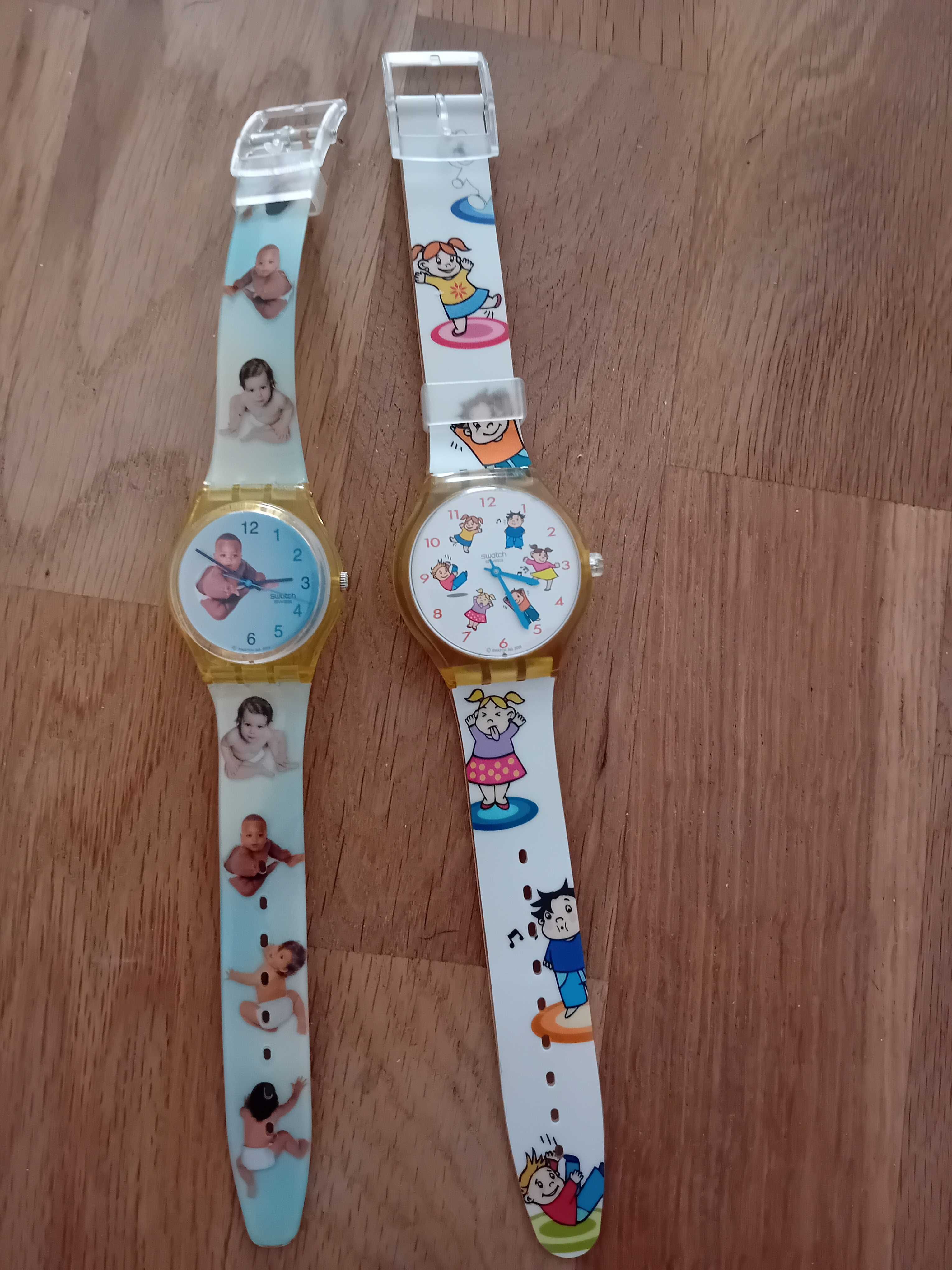 Relógios Coleção Swatch "Fraldinhas" / Referência Fundação do Gil