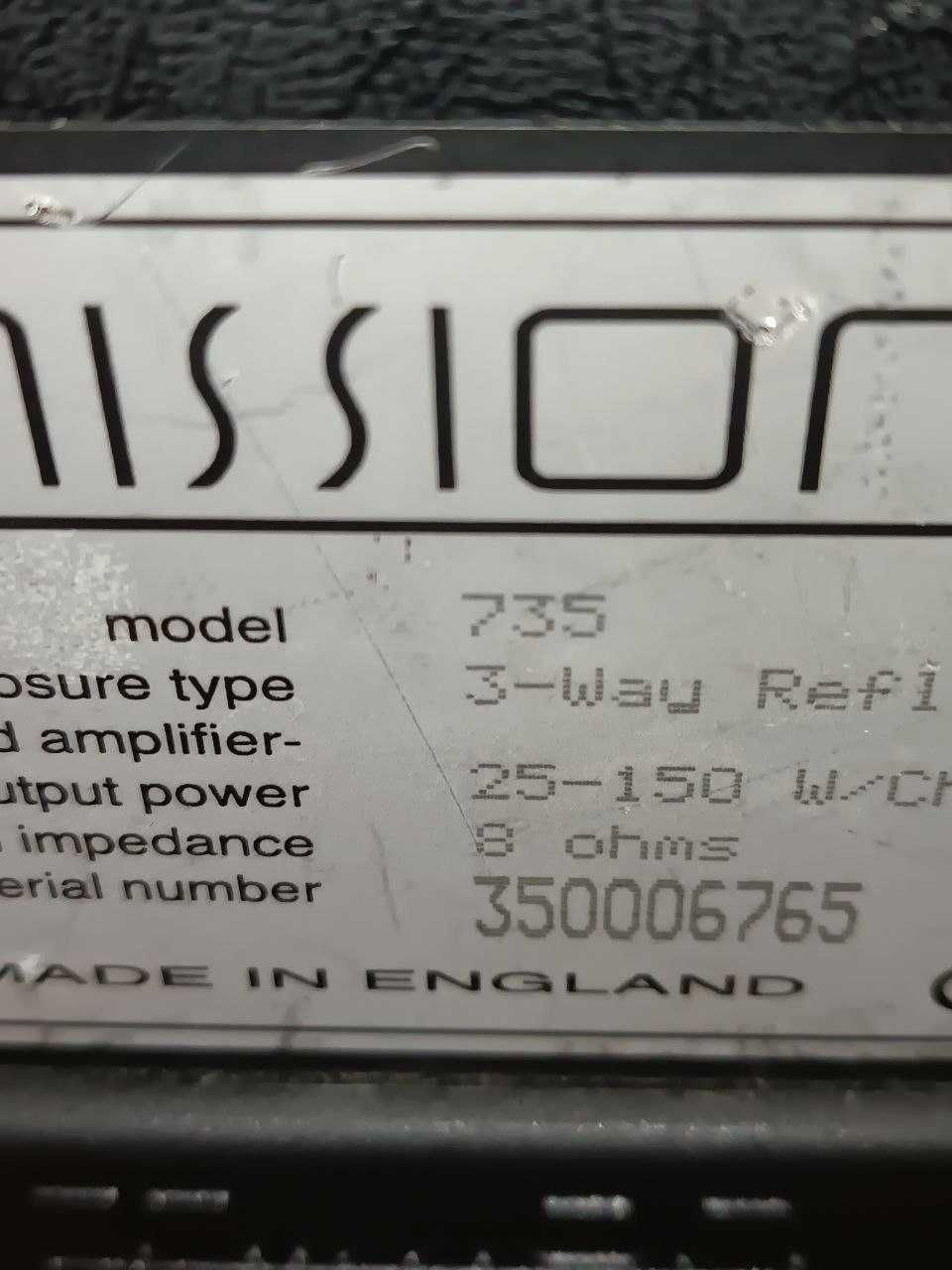 Акустична сістема MISSION 735 (England)