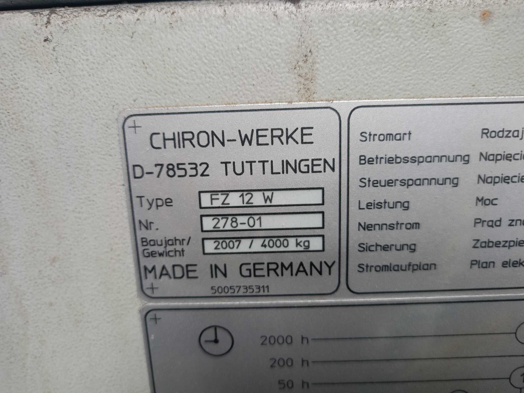 Sprzedam frezarkę CHIRON FZ 12W