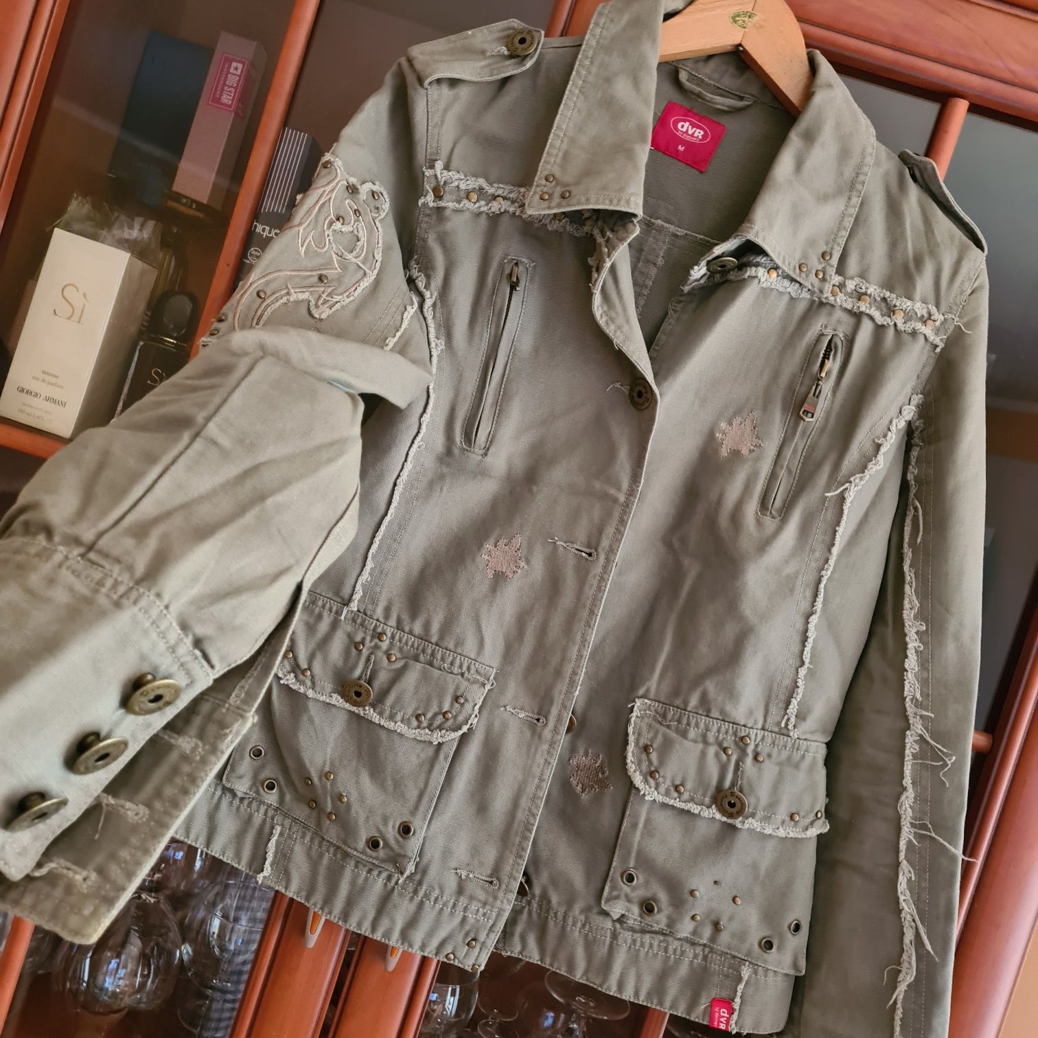 Kurtka jeans khaki Discovery