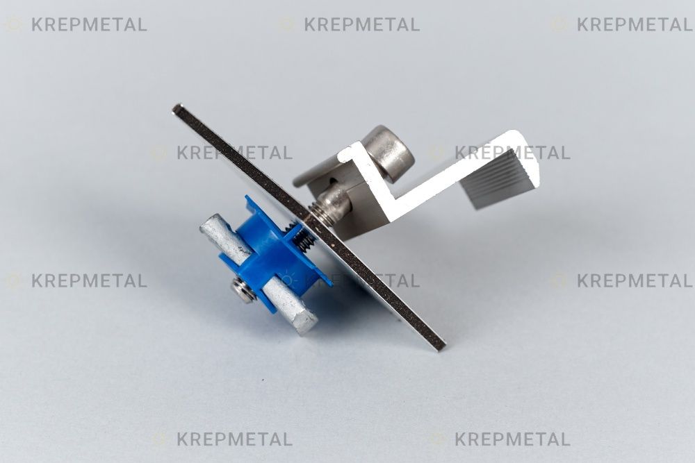 Краевое крепление, в сборе для крепления солнечных панелей