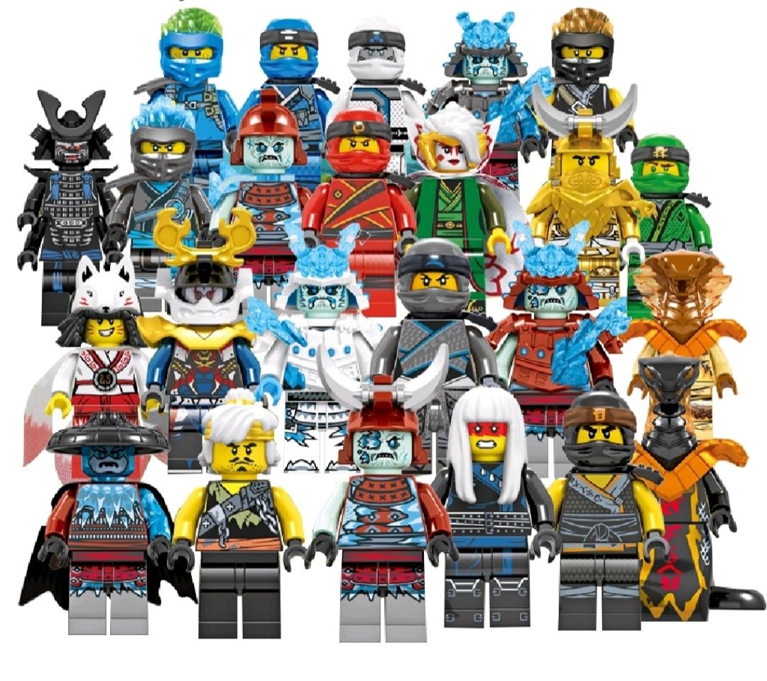 Ninjago ninja go klocki figurki 24 sztuki garmadon kompatybilne z lego