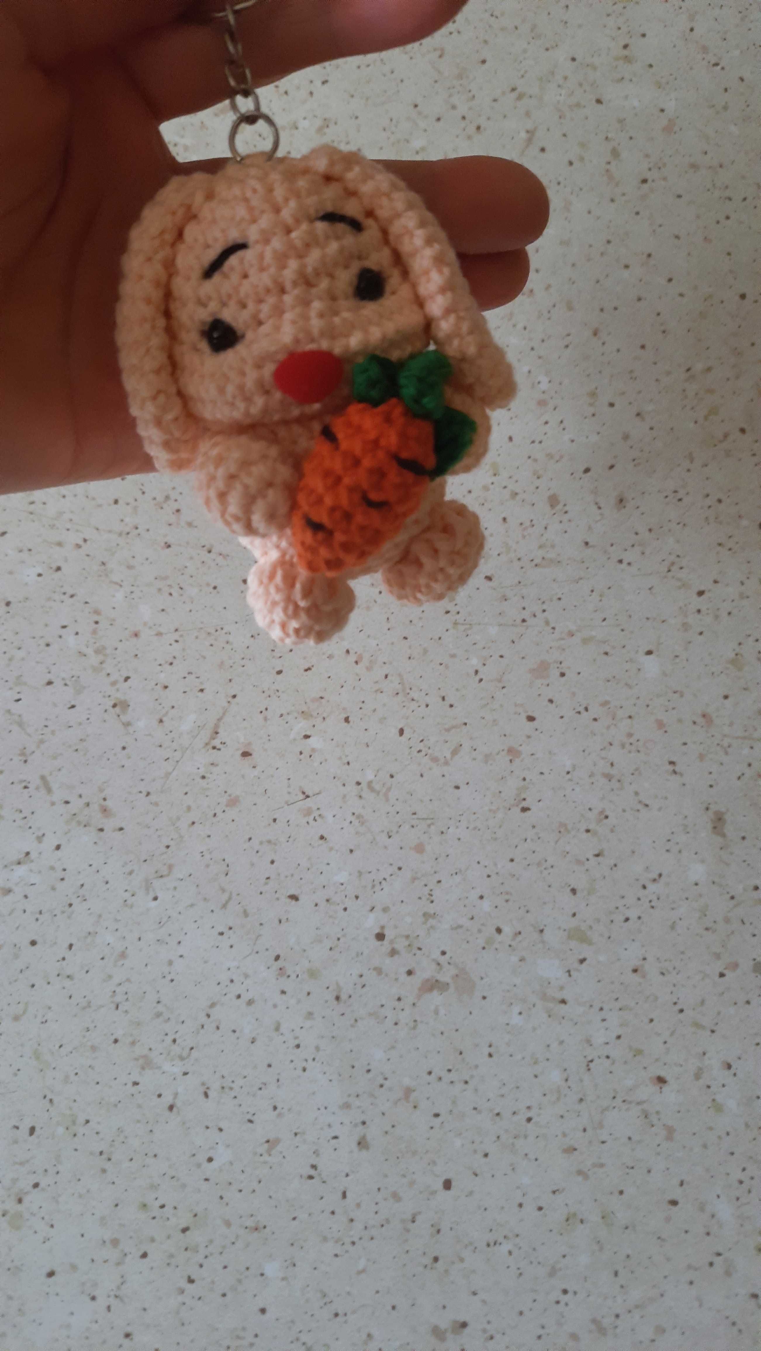 Brelok do kluczy,plecaka Amigurumi