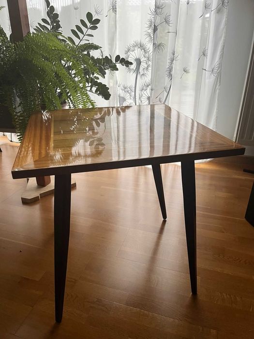 Stolik kawowy vintage – lata 60–70 / styl mid-century modern