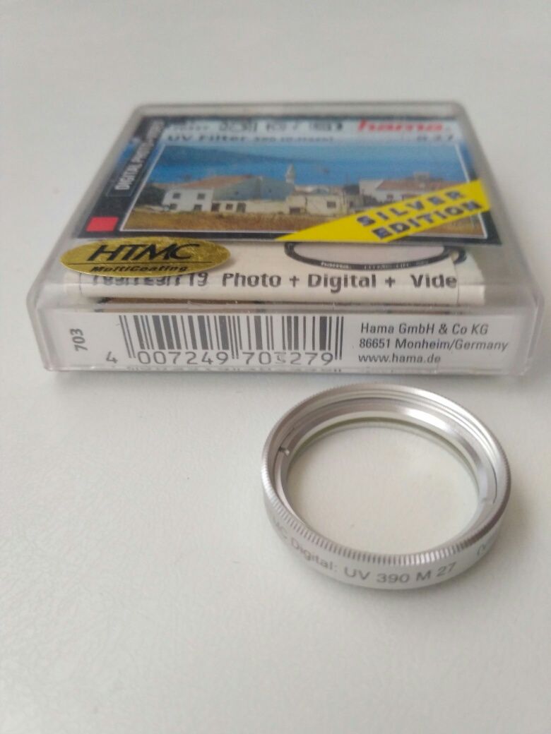 Filtr Hama UV 390 (O-Haze), 27,0 mm, powlekany HTMC, srebrny