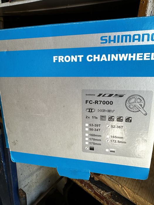 Pedaleiro Shimano 105 Bicicleta Estrada 52/36