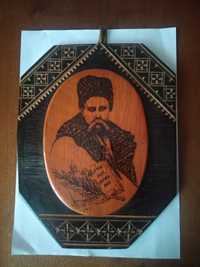 Пано поробка дерев'яне портрет Шевченка